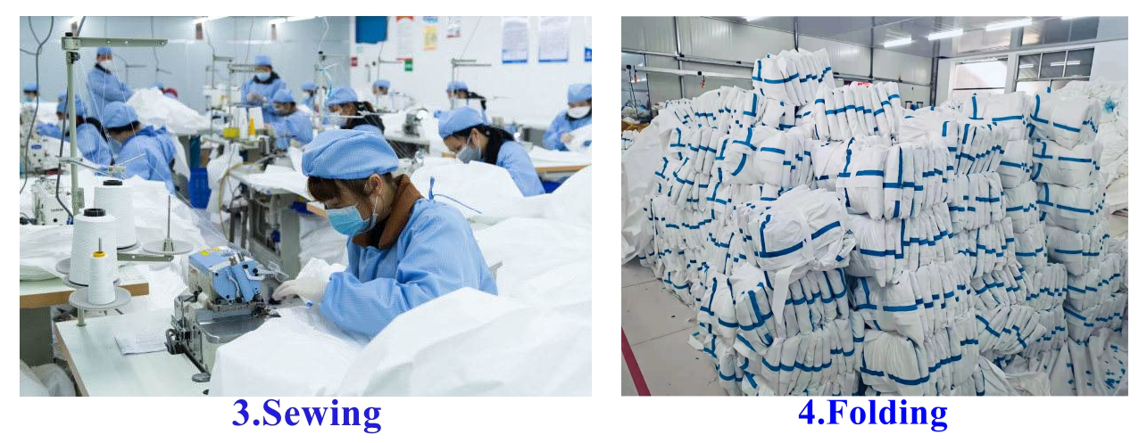 OEM Disposable Isolation Gown With Back Tie