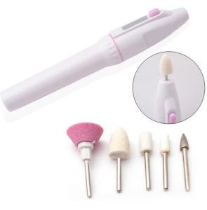 China portable electric nail drill power by 2 AA Battery wholesale