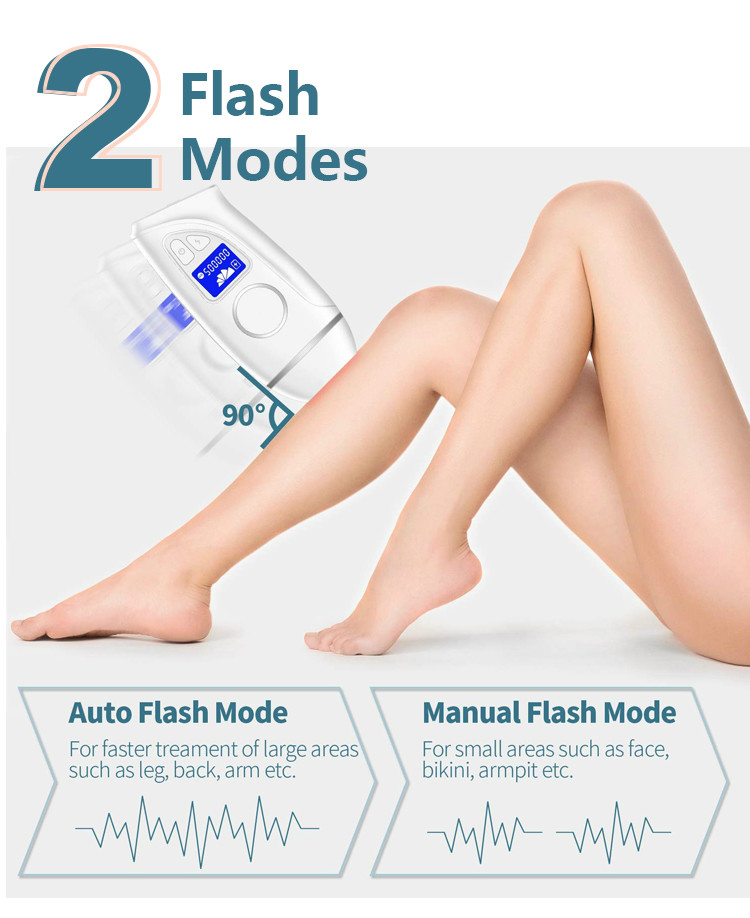 Justtide 530nm 1100nm 500000 Flashes Permanent IPL Hair Removal Device