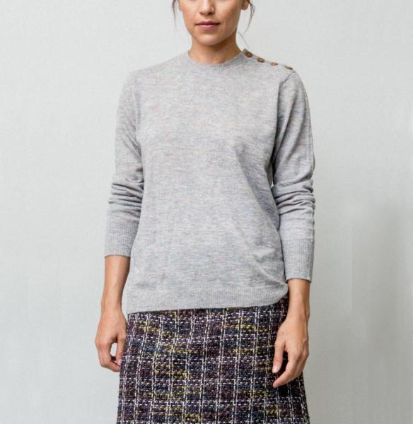 WOMEN'S 33% SUPERFINE ALPACA, 32% EXTRAFINE MERINO WOOL, 35% POLYAMIDE KNITTED