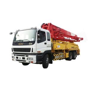 China 48M 52m 56m Concrete Cement Pump Truck Mounted Concrete Mixer Pump on sale