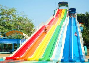 China Extreme Water Park Slide , Children Fiberglass Sleigh / Cannon Water Slide wholesale