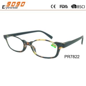 China Fashionable reading glasses ,made of plastic,spring hinge,suitable for men and women wholesale