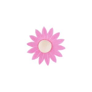 China Pink Daisy Edible Wafer Paper Flowers , Personalised Edible Cupcake Toppers wholesale