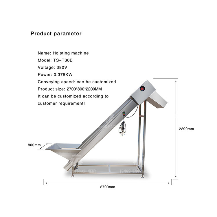 Commercial Electric Vegetable Elevator Machine Food Processor