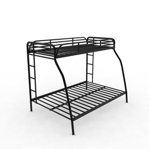 China School Dormitory Black Strong Bedbase Mother Son Steel Bunk Beds wholesale