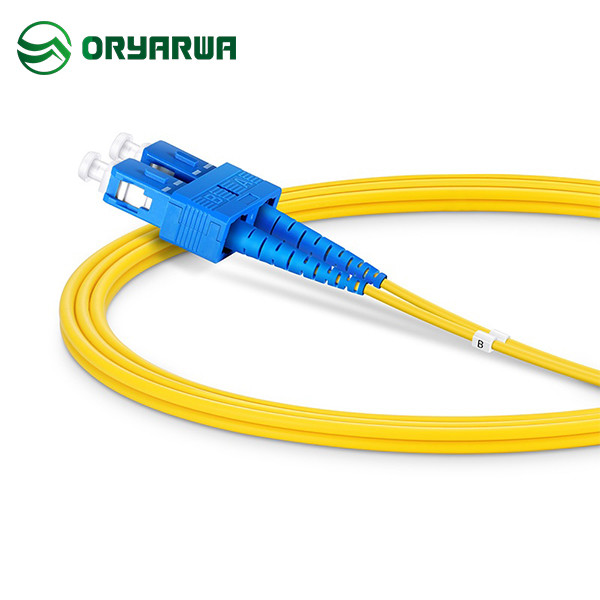 SC UPC To SC UPC Duplex Single Mode Patch Cord 1M 2M 3M