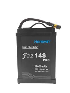 China Herewin 14S1P 22000mAh 30C Discharge Sprayer UAV Battery 53.2V wholesale
