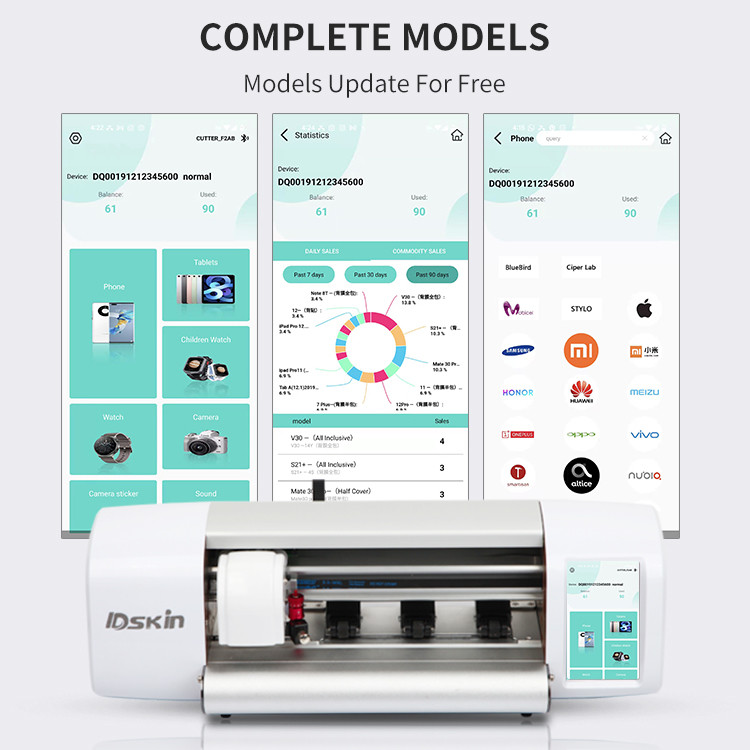 IDskin Custom Mobile Skin Sticker Cutter Printer Machine Software