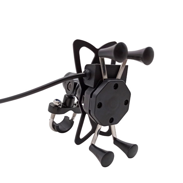 X Claw 12V-24V Motorcycle Phone Holder With Charger ODM Service