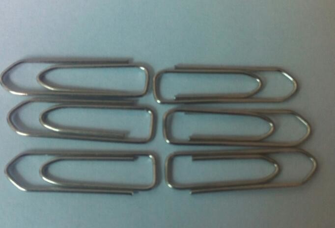 Hot Factory Sales100pcs/Box Boat Shaped Nickel Metal Paper Clips