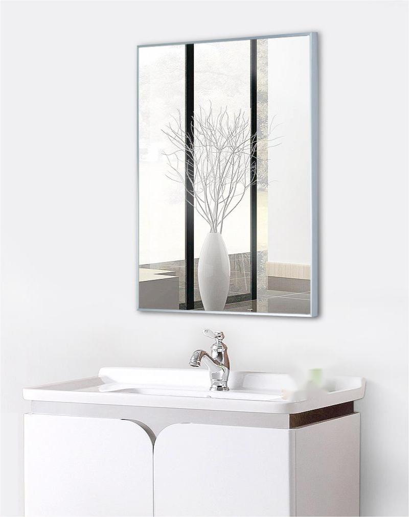 Large Aluminum Art Gold Frame Mirror for Bathroom Decoration Wall Hanging Mirror