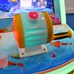 Two Players Fishing Game Machine With Colorful LED Lights Wood + Acrylic
