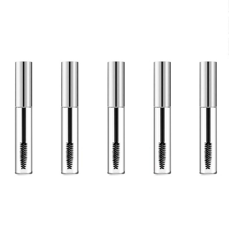 OEM Liquid Eyeliner Tube empty Round Rose Gold Clear Eyeliner Tube with brush