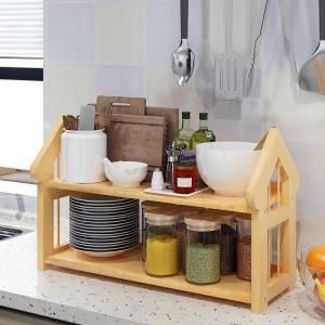 China OEM Kitchen 2 Tier Countertop Microwave Oven Stand Rack wholesale