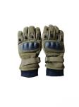 Military Green Winter Tactical Gloves - Insulated, Windproof & Touchscreen