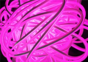 China Pink Color Silicone Neon Flexible Strip Lights 2835SMD 120 leds For Modelling Of Advertising wholesale