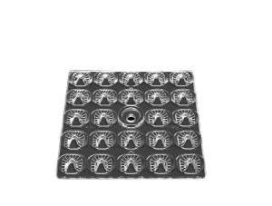 China Roadway 3030 LED Street Light Lens 24 In 1 High Transmittance Focusing wholesale