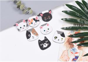 China Assorted Cute Cat Dog Magnetic Bookmark Clips Page Clips For Book Reading wholesale