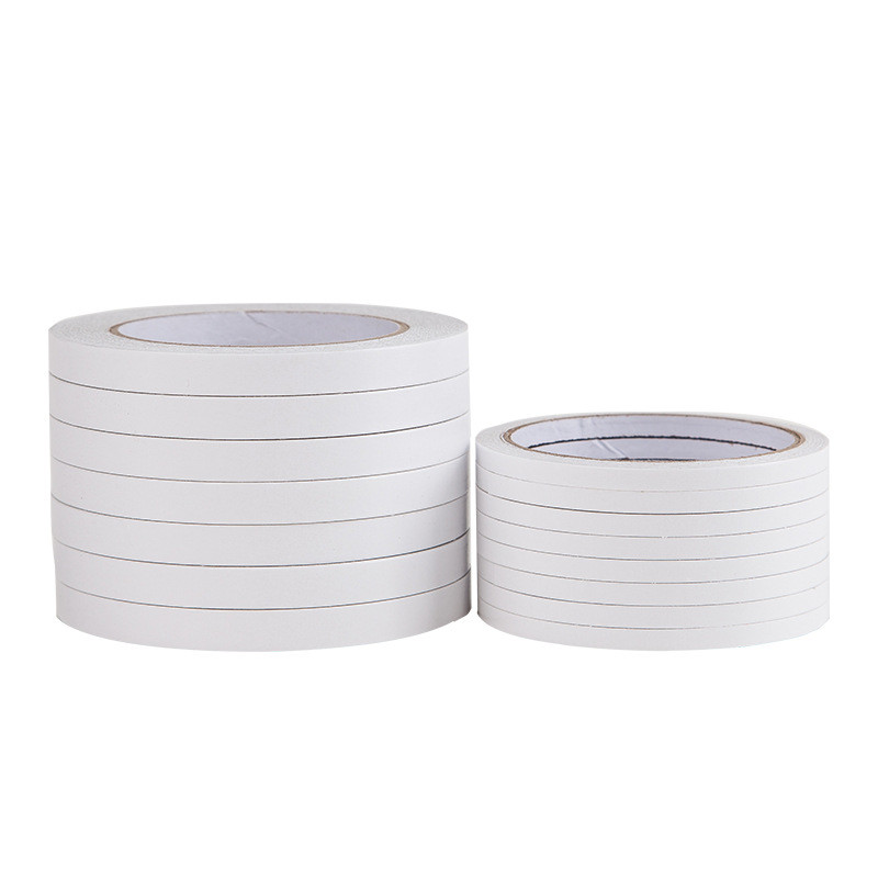 Hot Melt Pressure Sensitive Adhesive Tape 100um For Bag Sealing Cotton Paper Double Sided Tape