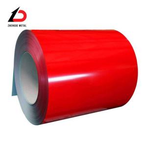 China Galvanized Zinc Coating Steel Coil Red Double Coated Color Painted wholesale