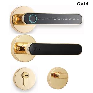 China CE ROHS Fingerprint Door Lock Zinc Alloy Bluetooth Smart Door Lock wholesale