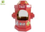 Red Personalised Candy Cardboard Display Holder Chidren's Style