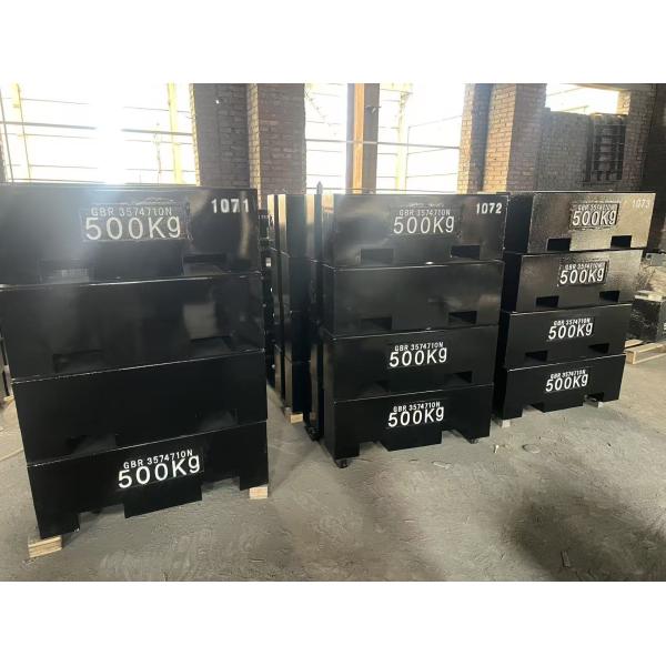 Pure Steel M1 Flat-Type Industrial Calibration Weights - Forklift Usable, Ideal for Truck Scale and Platform Scale Calibration