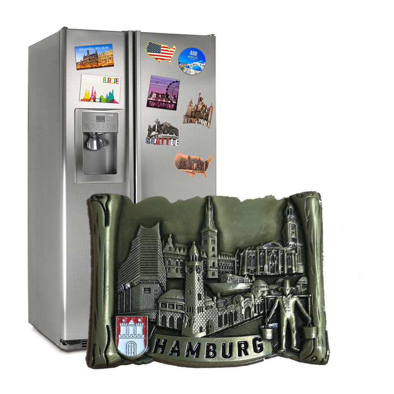 3D Bahamas Zinc Alloy Tourism Custom Fridge Magnets For Refrigerator Decoration