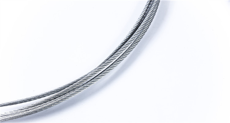 1*19 Galvanized Steel Wire Rope 2mm 1.8mm For Bicycle Motorcycle