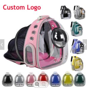 China Cat Pet Carrier Backpack Transport Bag Lock Safety Zippers Portable Breathable wholesale