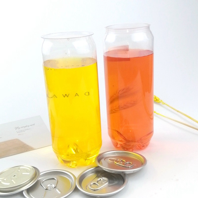 Full Size 202# 52mm 500ml 650ml Plastic Beverage Cans