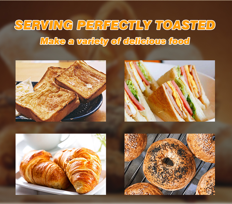 NO App-Controlled Commercial Electric Bread Toaster with 20.5kg Capacity