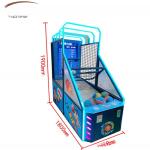 Fun Center Coin Operated Basketball Game Machine 180*81*190cm Low Maintenance