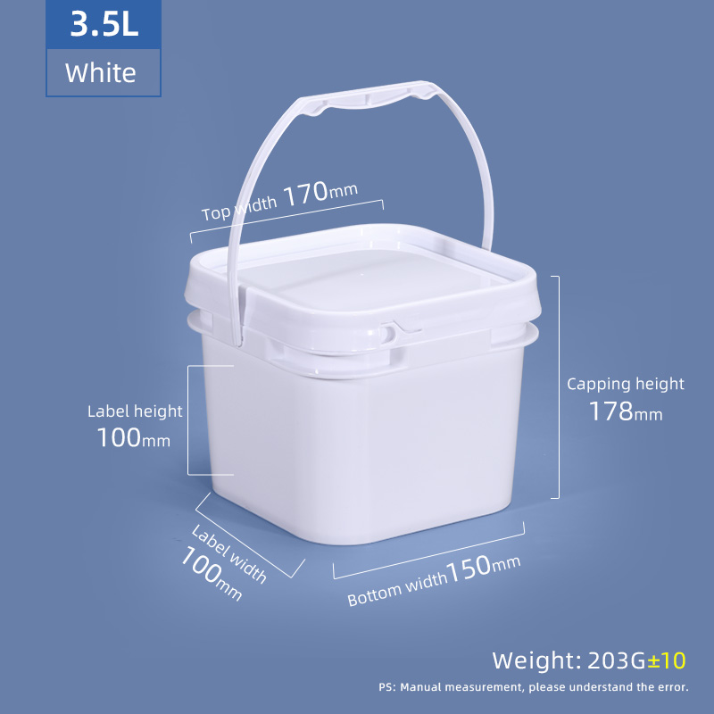 Food Storage Container Manufactured With Plastic And Customized Logo Printing