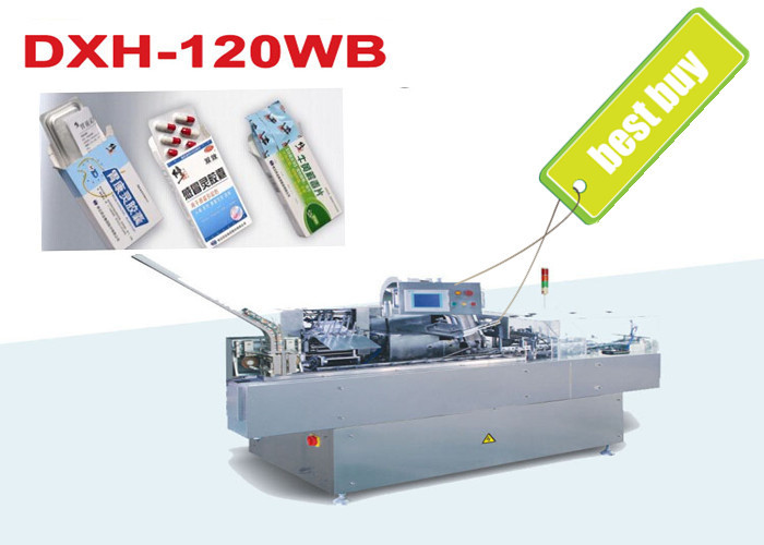 Stainless steel 304 Automatic Carton Packing Machine For Pharmacy , 380V/220V