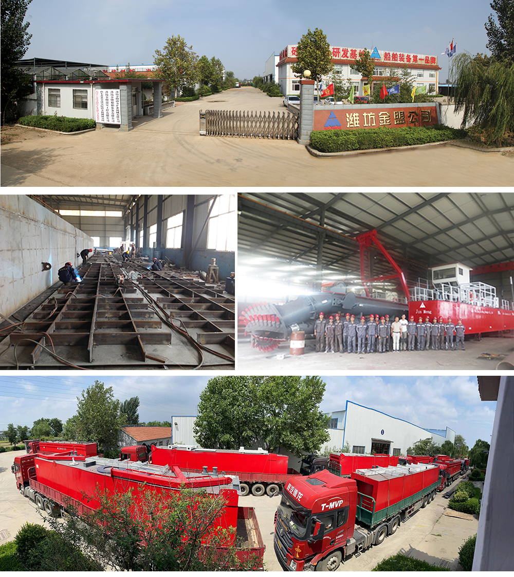 Weifang Jin Meng Dredger manufacturing facility