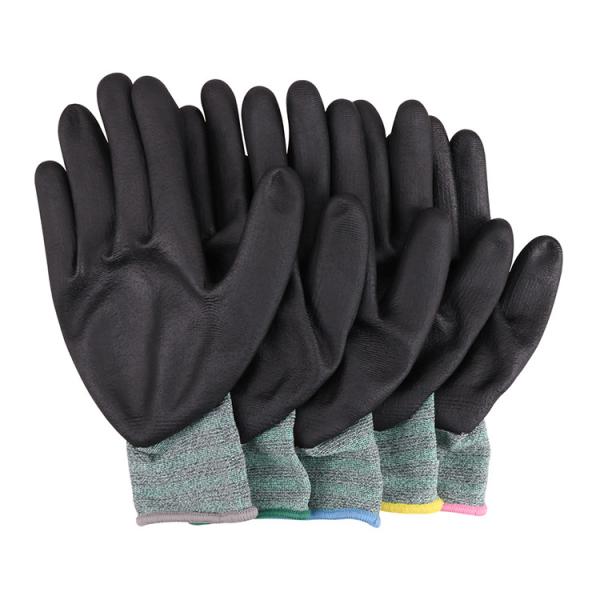 Hand safety nitrile gloves leather industry safety gloves protective gloves