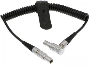 China Lemo 5 Pin Timecode Coiled Camera Connection Cable For Sound Devices ZAXCOM DENECKE XL-LL on sale