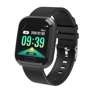 China Auto Focus Blood Pressure Smartwatch , Bluetooth Touch Screen Wrist Watch wholesale