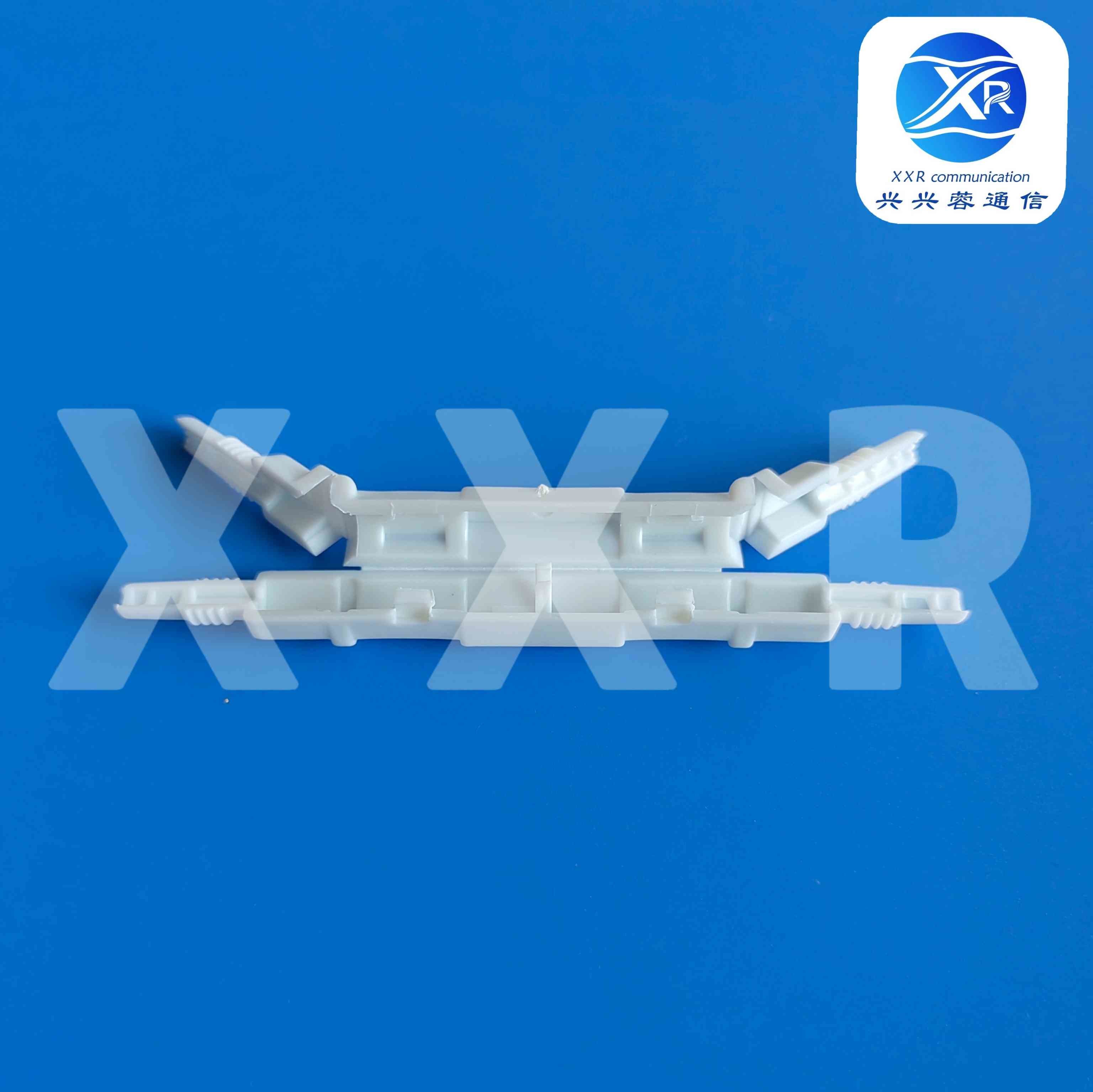 White FTTH Fiber Optic Fusion Protection Round Box For Drop Cable Optic Fiber Fused