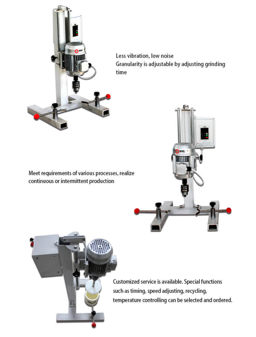 Laboratory Nano Stirred Ball Mill Wet Dry Grinding For Graphene Metal Oxides Catalysts
