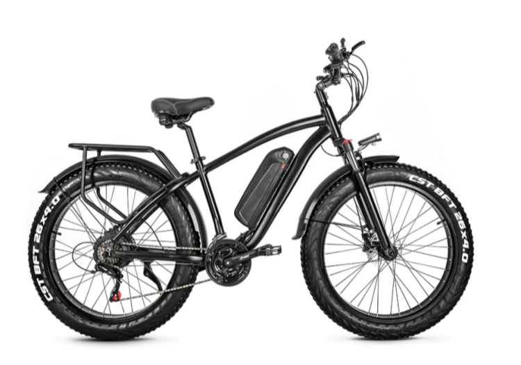 750W 26 Inch Electric Mountain Ebike With 7 Speed Gears And Hydraulic Disc Brake