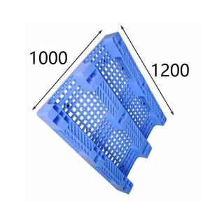 China Euro Standard Rackable Plastic Pallets Ventilate Industrial Single Faced Pallet wholesale