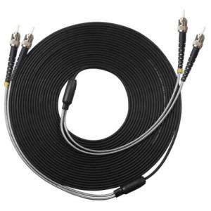 China 10G ST To ST Fiber Optic Jumper , Single Mode Fiber Jumpers Dual Core wholesale