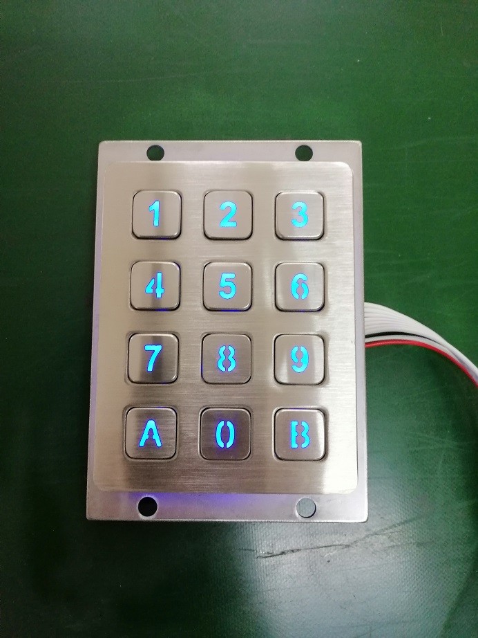 higher quality piezo keypad with 12 keys