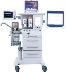 China 20-1500ml Anaesthetic Cart CO2 Flow Sensor Anesthesia Machine on sale