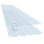 0.8-3.5mm Clear Corrugated Fiberglass Panels For Greenhouse