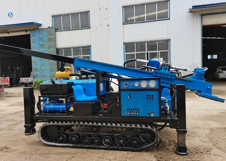 12t Mining Sampling Crawler Mounted Drill Rig Vehicle Travel Speed Of 0-2.5km/H Rc