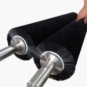 China Conveying Function External Rolled Cylindrical Strip Brush Roller wholesale